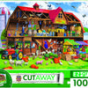 Masterpieces - Cutaway Family Barn Ez Grip Jigsaw Puzzle (1000 Pieces)