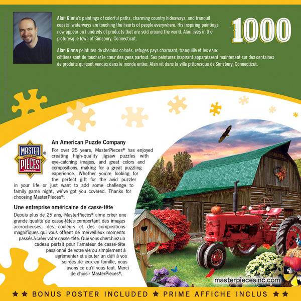 Masterpieces - Farm and Country Harvest Ranch Jigsaw Puzzle (1000 Pieces)