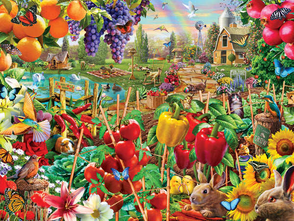 Masterpieces - Farmers Market A Plentiful Season Jigsaw Puzzle (750 Pieces)