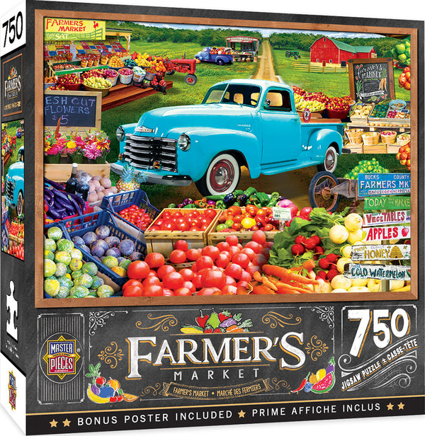 Masterpieces - Farmers Market Locally Grown Jigsaw Puzzle (750 Pieces)