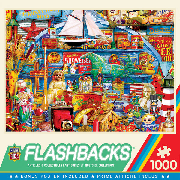 Masterpieces - Flashbacks Antiques & Collectibles Jigsaw Puzzle (1000 Pieces)