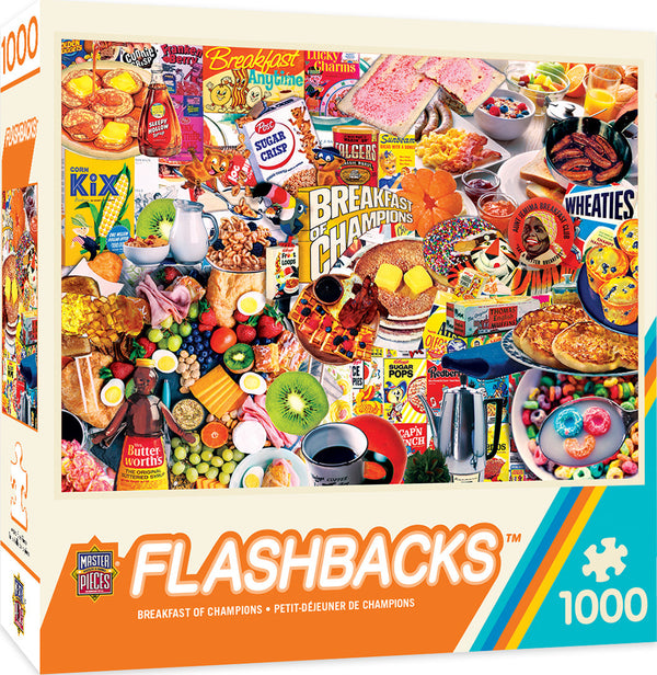 Masterpieces - Flashbacks Breakfast of Champions Jigsaw Puzzle (1000 Pieces)