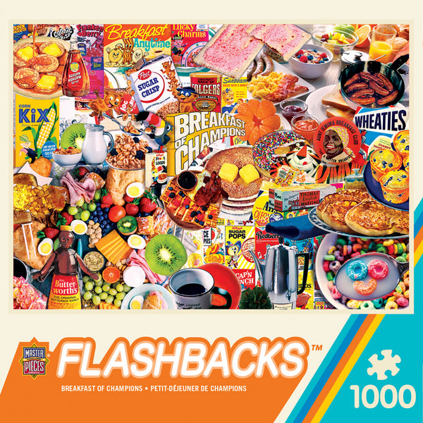 Masterpieces - Flashbacks Breakfast of Champions Jigsaw Puzzle (1000 Pieces)