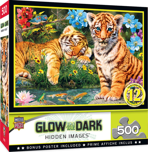 Masterpieces - Hidden Image Glow A Watchful Eye Jigsaw Puzzle (500 Pieces)