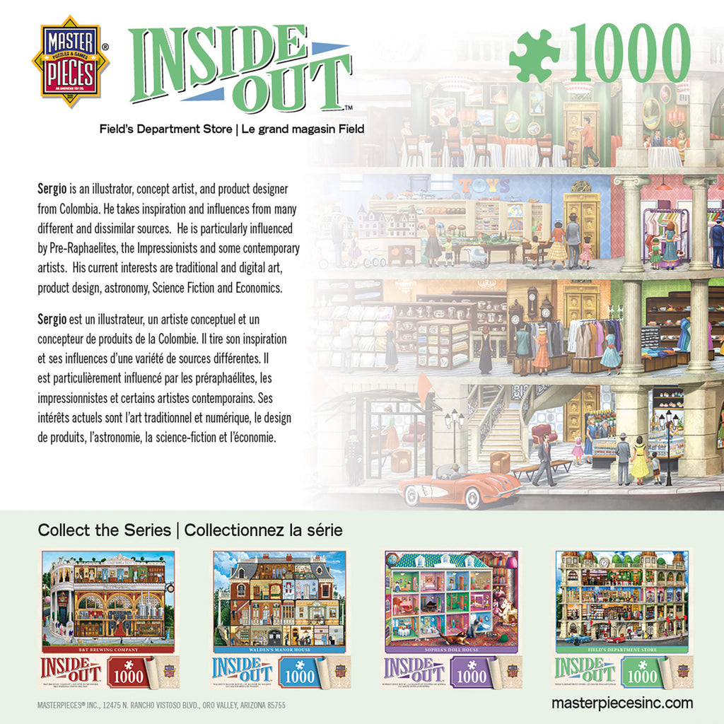 Masterpieces Puzzle Inside Out Fields Department Store Puzzle 1,000 pi ...