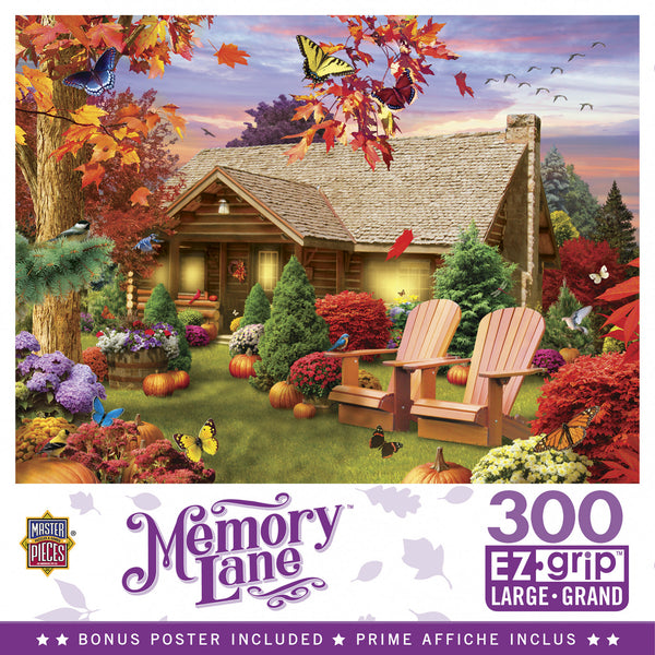Masterpieces - Memory Lane Autumn Warmth Ez Grip Jigsaw Puzzle (300 Pieces)
