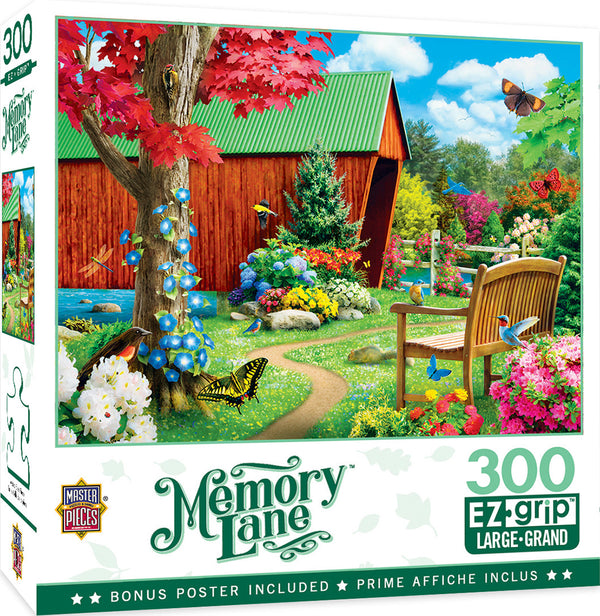 Masterpieces Puzzle Memory Lane Bridge of Hope Ez Grip Puzzle 300 pieces