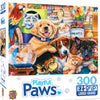 Masterpieces Puzzle Playful Paws Home Wanted Ez Grip Puzzle 300 pieces