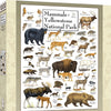 Masterpieces Puzzle Poster Art Mammals of Yellowstone National Park Puzzle 1,000 pieces