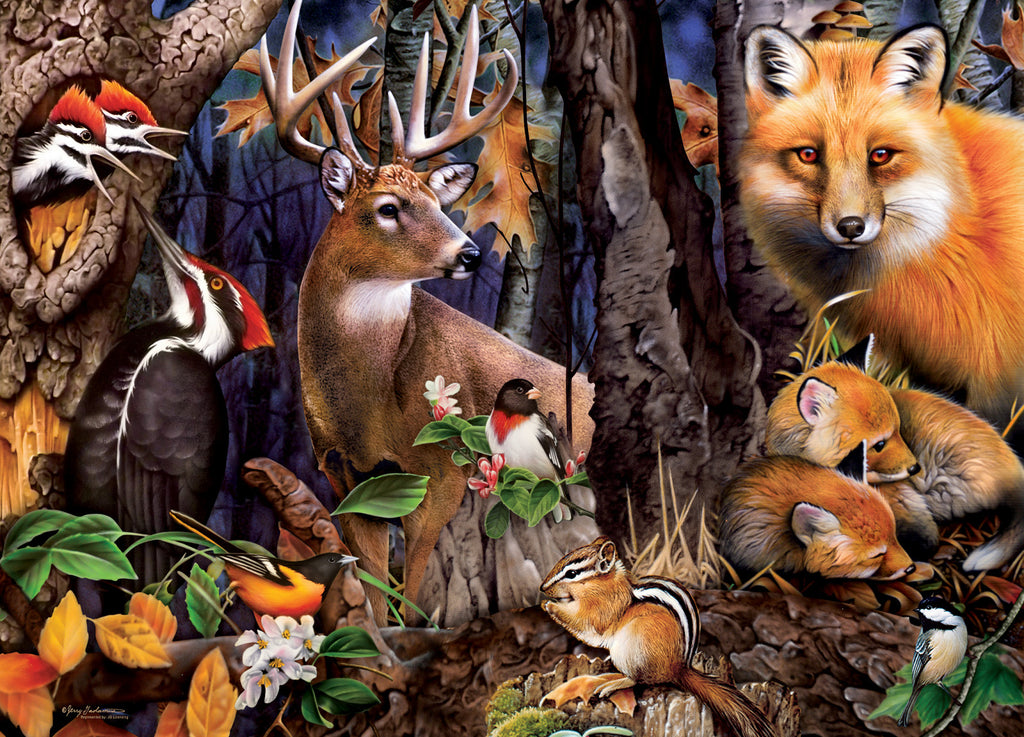 Masterpieces Puzzle Realtree Forest Gathering Puzzle 1,000 pieces | I ...