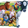 Masterpieces Puzzle Shaped Farm Friends Puzzle 100 pieces