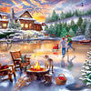 Masterpieces Puzzle Time Away An Evening Skate Puzzle 1,000 pieces