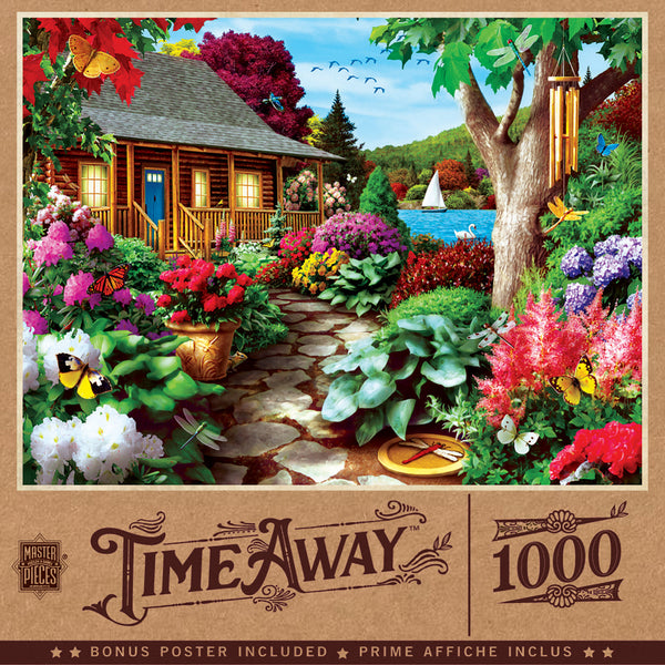 Masterpieces - Time Away Dragonfly Garden by Alan Giana Jigsaw Puzzle (1000 pieces)