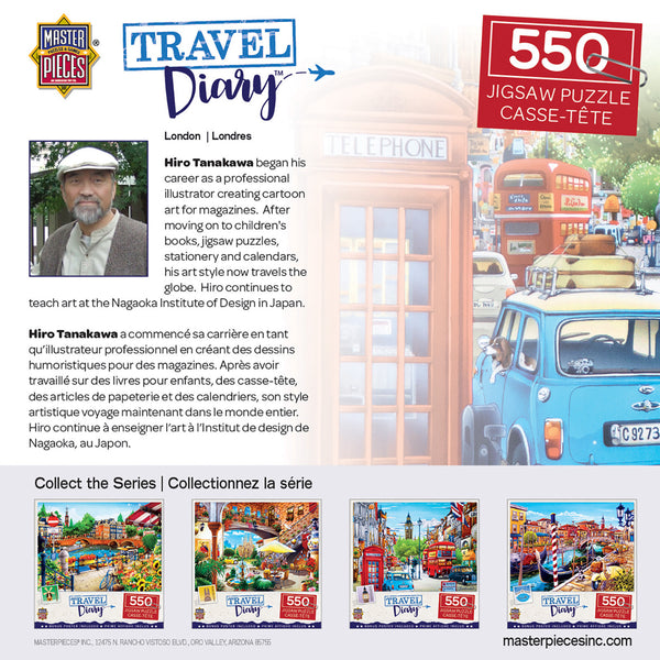 Masterpieces Puzzle Travel Diary London Puzzle 550 pieces