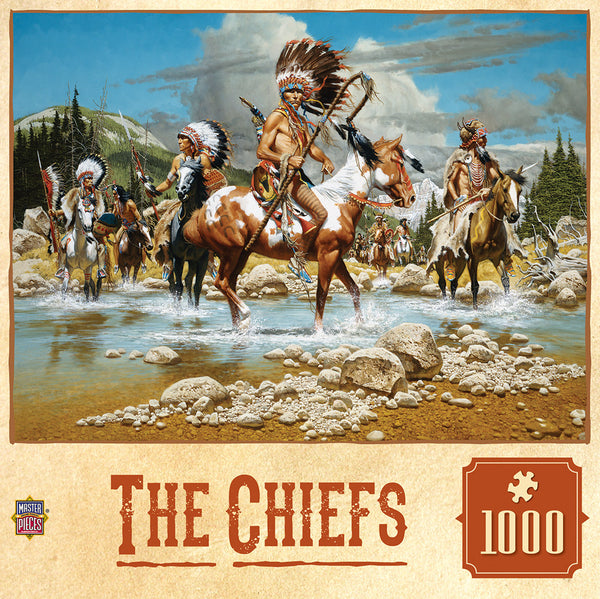 Masterpieces Puzzle Tribal Spirit The Chiefs Puzzle 1,000 pieces