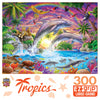 Masterpieces Puzzle Tropics Fantasy Isle Ez Grip Puzzle 300 pieces