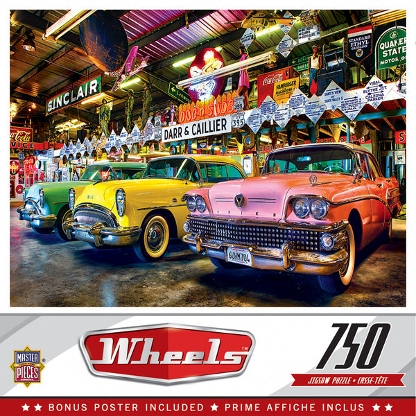 Masterpieces Puzzle Wheels Three Beauties Puzzle 750 pieces