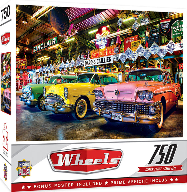 Masterpieces Puzzle Wheels Three Beauties Puzzle 750 pieces