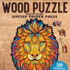 Peter Pauper Press - Lion Wood Jigsaw Puzzle (189 Pieces)