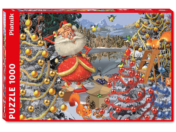 Piatnik - Christmas Tree Decoration by François Ruyer Jigsaw Puzzle (1000 Pieces)