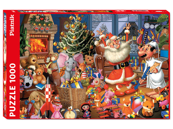 Piatnik - Christmas Surprises by François Ruyer Jigsaw Puzzle (1000 Pieces)