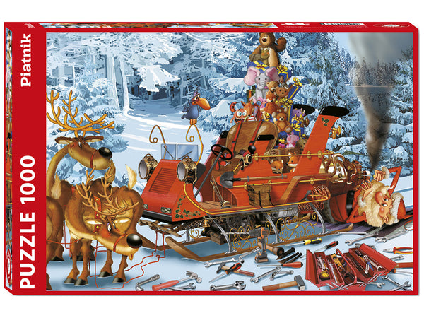 Piatnik - Santa's Sleigh Repair Jigsaw Puzzle (1000 Pieces)