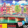 Kodak Premium Puzzles - Colourful Waterfront Buildings, Amsterdam 1500 piece