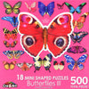 Cra-Z-Art - Mini Shaped  500 Piece Puzzles - 18 x Butterflies III