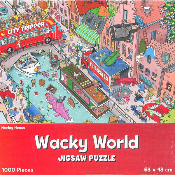 Wacky World - Moving House 1000 Piece Jigsaw Puzzle