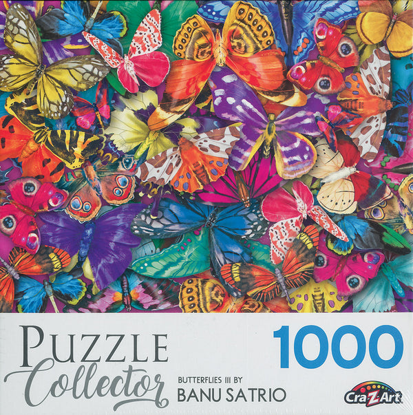 Puzzle Collector - Butterflies III by Banu Satrio 1000 Piece Jigsaw Puzzle