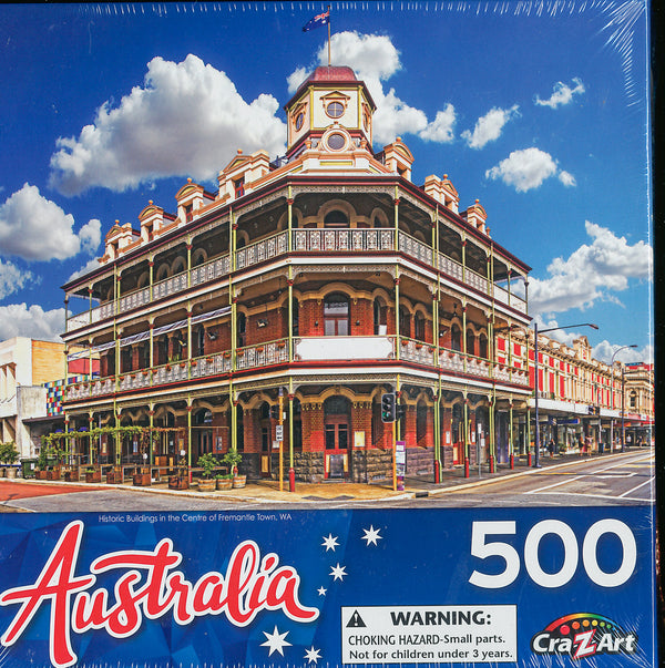 Australia -  Historic Buildings in the Centre of Fremantle Town, WA 500 Piece Jigsaw Puzzle