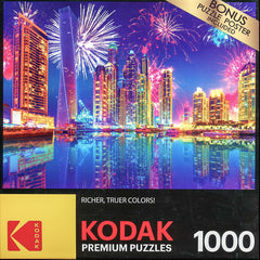 Kodak Premium Puzzles - Fireworks Display, Dubai Jigsaw Puzzle (1000 pieces)