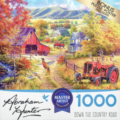 Cra-Z-Art - Master Artist Collection - Abraham Hunter - Down the Country Road Jigsaw Puzzle (1000 Pieces)