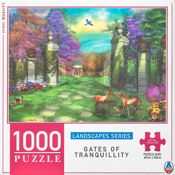 Arrow Puzzles - Landscape Series - Gates of Tranquility by Caplyn Dor Jigsaw Puzzle (1000 Pieces)