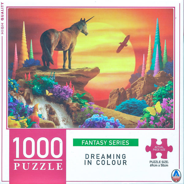 Arrow Puzzles - Fantasy Series - Dreaming in Colour by Alan Giana Jigsawy Puzzle (1000 Pieces)