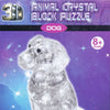 3D Animal Crystal Block Puzzle - Dog
