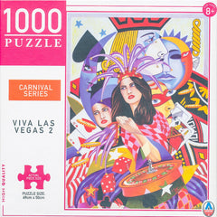 Arrow Puzzles - Carnival Series - Viva Las Vegas 2 by Graeme Stevenson Jigsaw Puzzle (1000 Pieces)