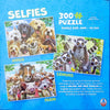 Arrow Puzzles - Selfies -  Lemurs by Howard Robinson 300 Piece Jigsaw Puzzle Large Piece