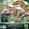 Prime 3D Puzzle - Prime Glow - Double Trouble Dinosaurs Jigsaw Puzzle (100 pieces)