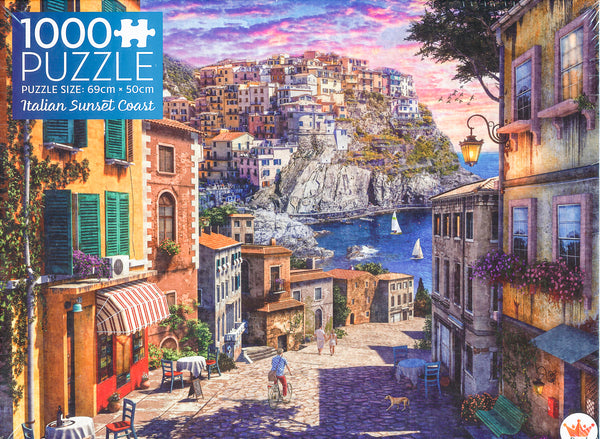 Regal - Landscape Series - Italian Sunset Coast by Dominic Davison Jigsaw Puzzle (1000 pieces)