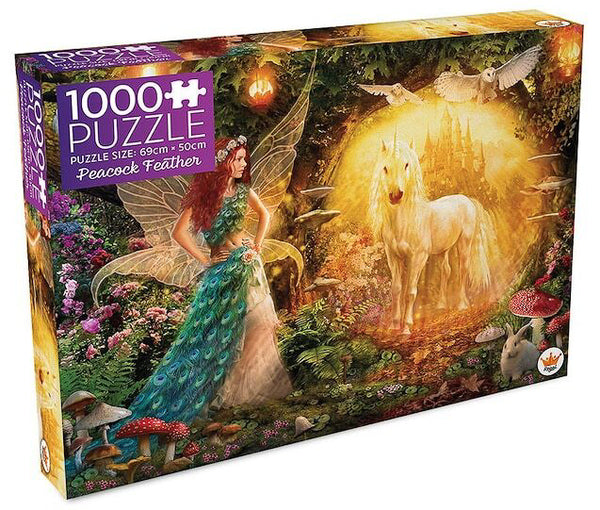 Regal - Mythical Series - Peacock Feather by Jan Patrik Krasny Jigsaw Puzzle (1000 pieces)