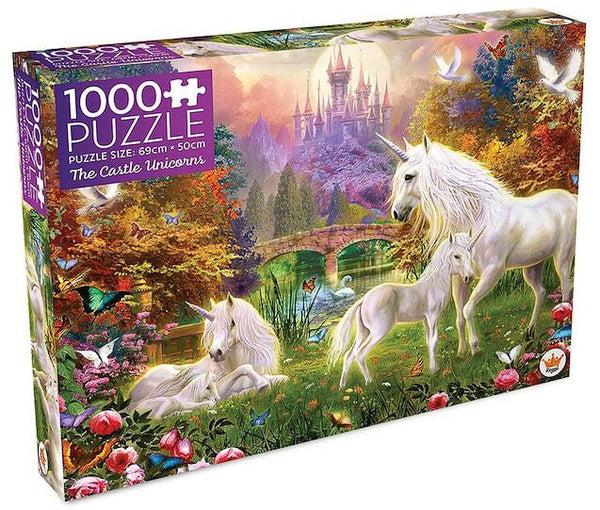 Regal - Mythical Series - The Castle Unicorns by Jan Patrik Krasny Jigsaw Puzzle (1000 pieces)
