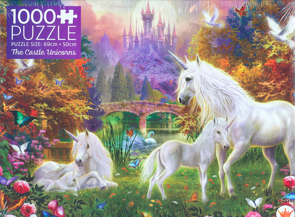 Regal - Mythical Series - The Castle Unicorns by Jan Patrik Krasny Jigsaw Puzzle (1000 pieces)