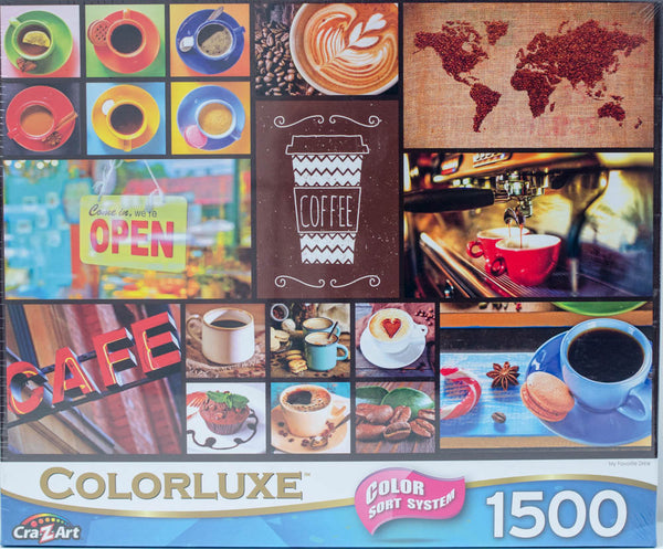 Colorluxe - My Favourite Drink 1500 Piece Jigsaw Puzzle