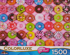 Colorluxe - Colourful Donuts 1500 Piece Jigsaw Puzzle