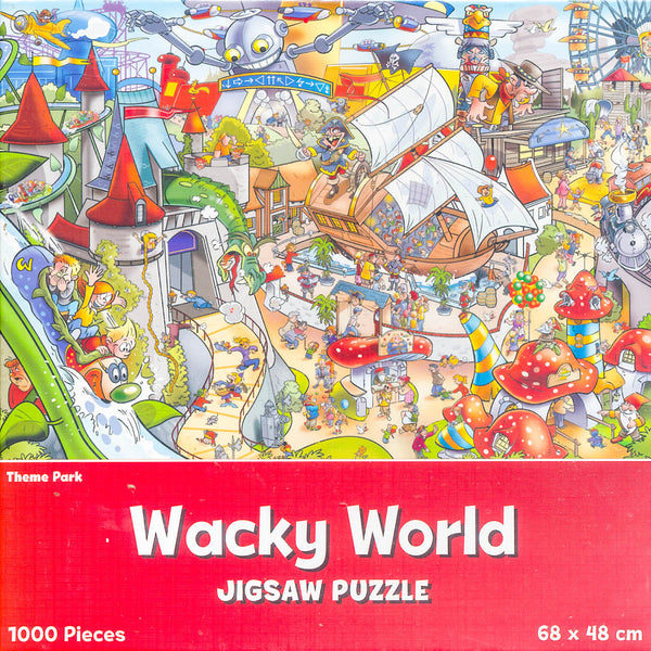 Wacky World - Theme Park 1000 Piece Jigsaw Puzzle