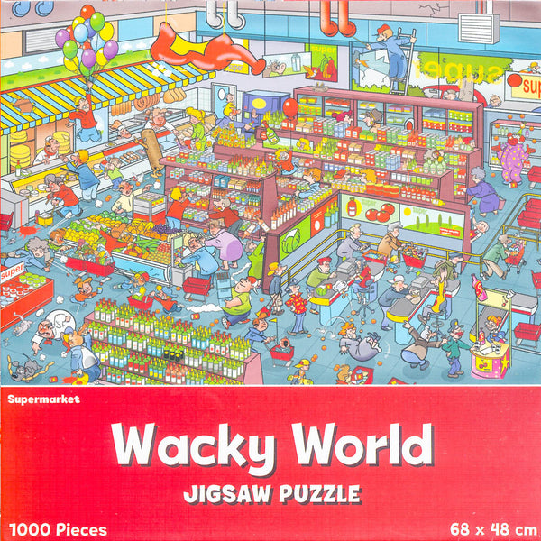 Wacky World - Super Market 1000 Piece Jigsaw Puzzle