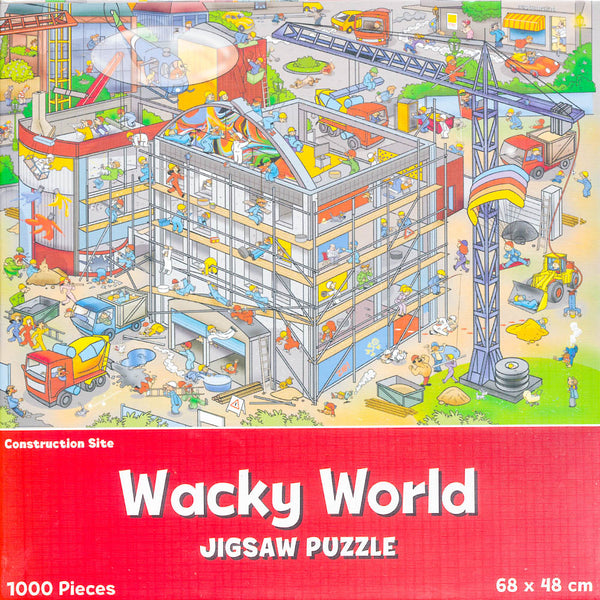 Wacky World - Construction Site 1000 Piece Jigsaw Puzzle