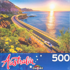 Australia -  Sunrise over Wollongong Sea Cliff Bridge 500 Piece Jigsaw Puzzle