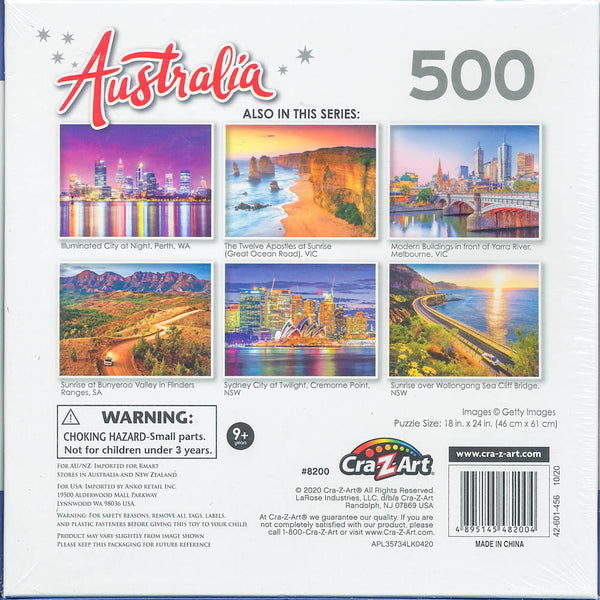 Australia -  Sunrise over Wollongong Sea Cliff Bridge 500 Piece Jigsaw Puzzle